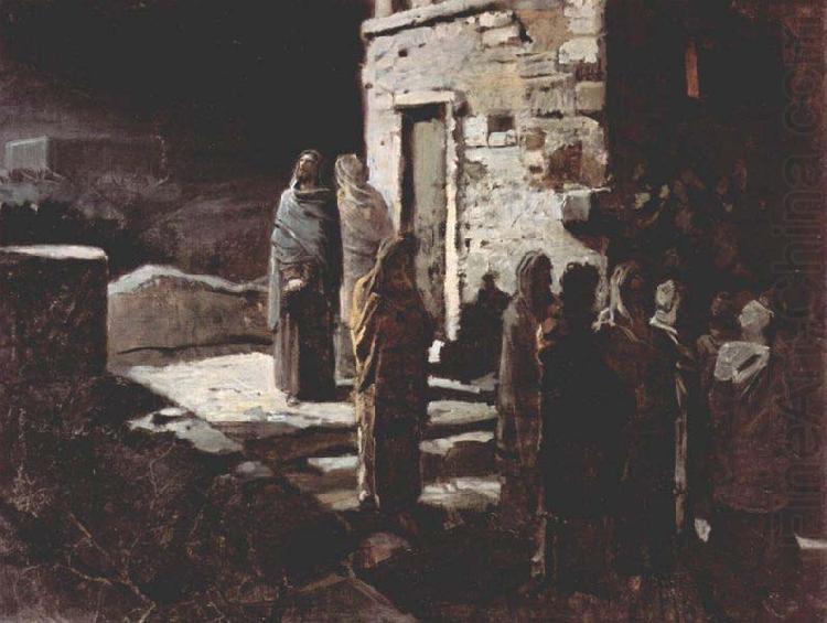 Nikolai Ge Christ praying in Gethsemane china oil painting image